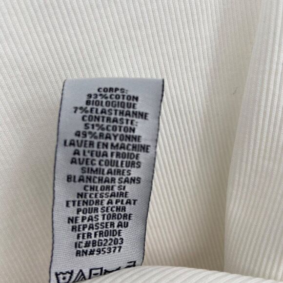 Sanctuary Catch The Sun Tee White 3/4 Puff Sleeves Large NWT - Picture 12 of 12